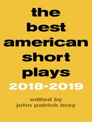 cover image of The Best American Short Plays 2018–2019